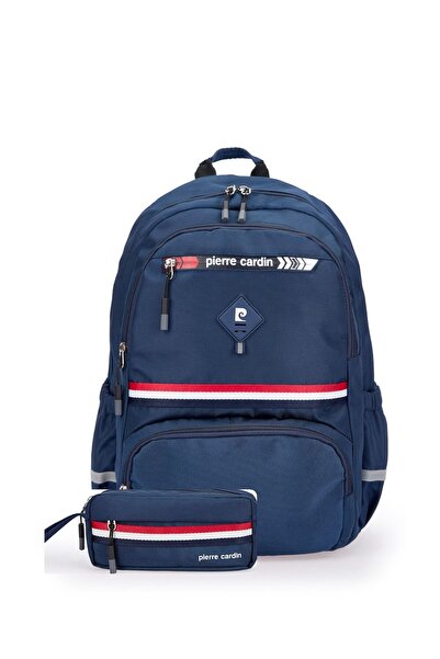 Pierre Cardin Unisex School Bag Set Pcset07Pc18001201-Navy Blue