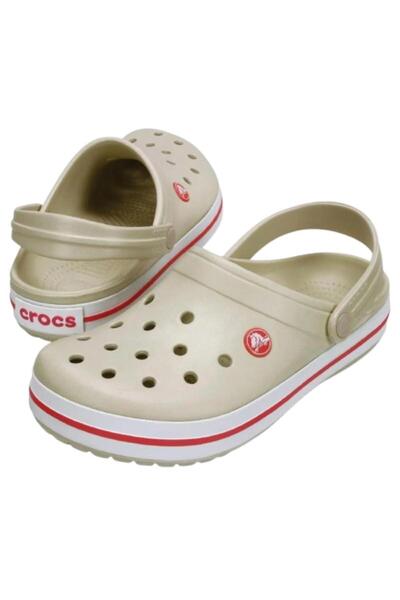 Crocs Crocband 11016 Sabo Doktor ve Hemşire Terliği Ortapedik Unisex Terlik BEJ