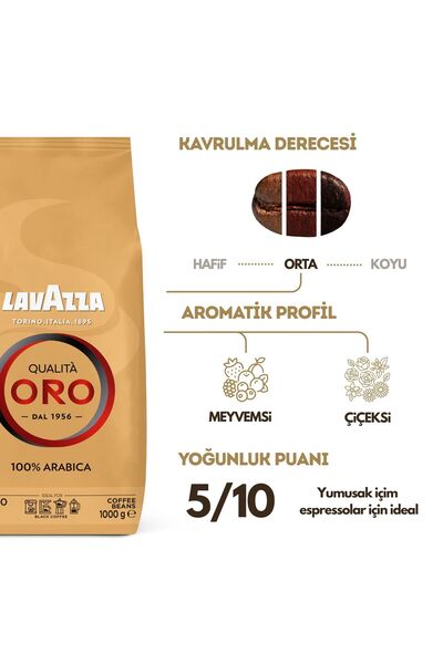LavAzza Qualita Oro Çekirdek Kahve 1 Kg