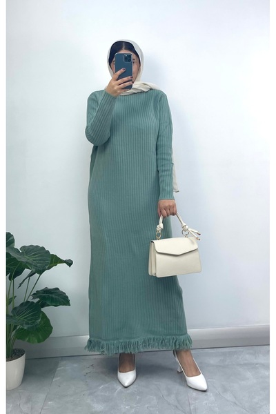 NİSUM MODA NİSUM SUKNJA PÜ Sa resama ZUN PLETENA HALJINA