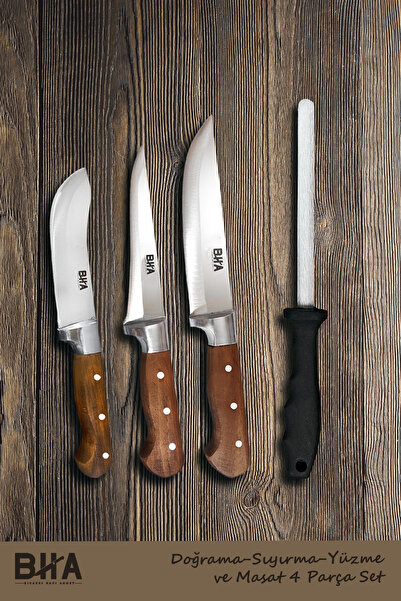 Sürmene Bıçakçı Hacı Ahmet Sürmene Bıçak Seti Et Ekmek Sebze Meyve Bıçak Mutf...