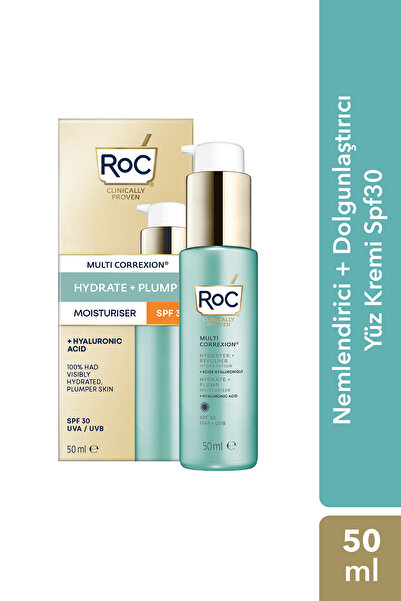 Roc Multi Correxion Hydrate Plump Dolgunlaştırıcı ve Nemlendirici Krem SPF30 50ML
