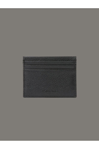 Calvin Klein Men's Rfid Protected Logo Embossed Leather Black Wallet Lv04D110...