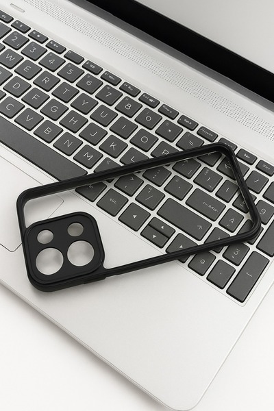 Alstrap غطاء خلفي شفاف لهاتف شاومي ريدمي 15C مع حماية للكاميرا وحواف ناعمة