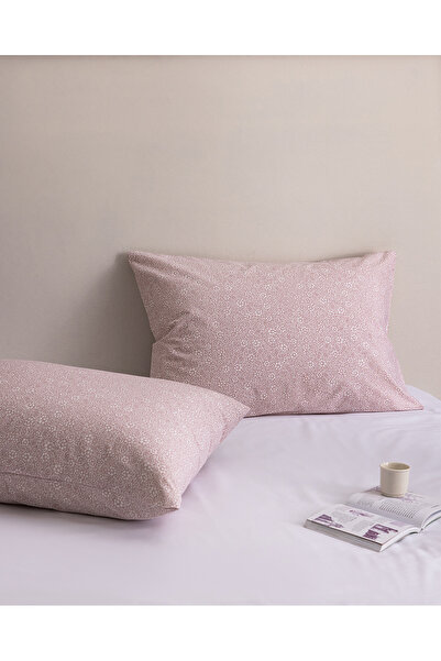 Madame Coco Alida 100% Cotton Ranforce 2-Piece Pillowcase - Powder