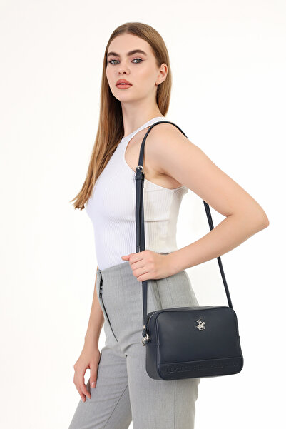 Beverly Hills Polo Club Navy Blue Women's Shoulder Bag 05Bhpc107