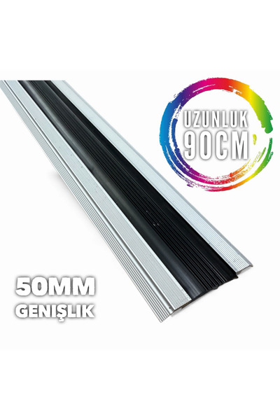 Nalbur Bakkal Düz Model 41mm Lüks Lastikli Kaydırmaz Alüminyum Merdiven Basam...