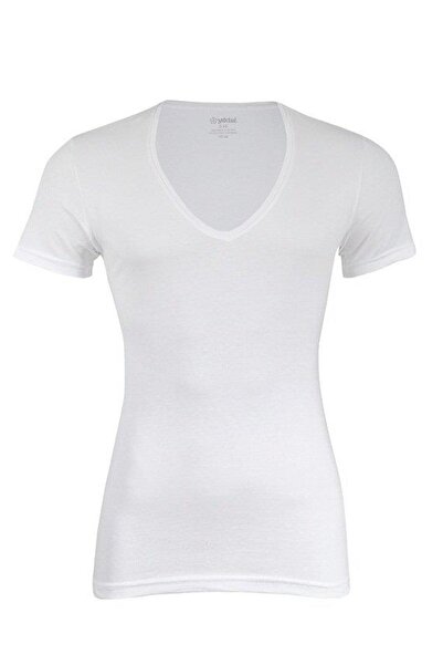 YILDIZ 355-356 Tricou cu mânecă scurtă pentru bărbați, cu decolteu în V adânc...