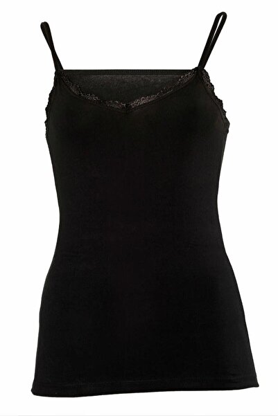 Anıt 2174 قميص داخلي نسائي بحمالات من الدانتيل