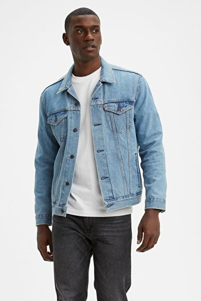 Levi's Erkek The Trucker Jacket Light Stonewash Açık İndigo Erkek Trucker 7233401310