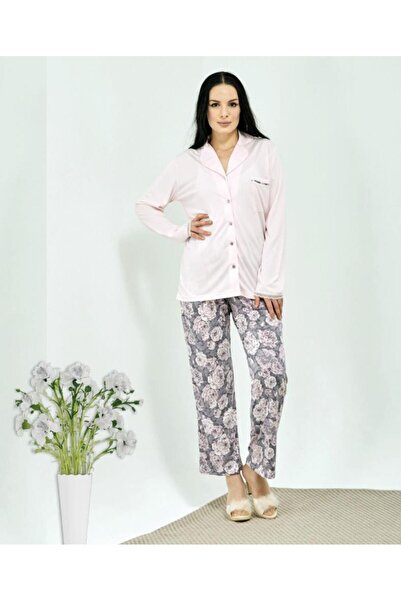 HF Club 3103 Ženski Na dugmad sprijeda pidžama set