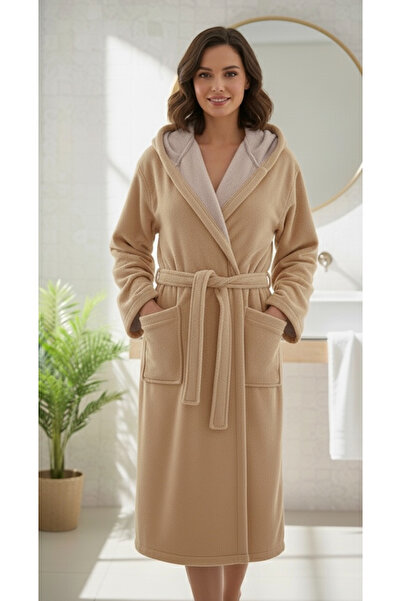 delfin Şapkalı Pamuklu Bornoz | Ultra Yumuşak & Emici | Ev, Spa, Otel Konforu