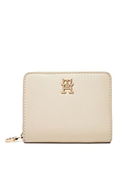 Tommy Hilfiger TH DISTINT MED ZA Dámská béžová peněženka AW0AW17473ACI