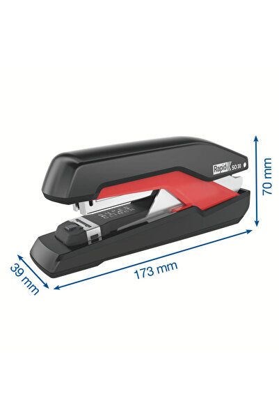 Rapid Capsator de hârtie 30 de coli capse din plastic multicolore 24/626/6 Su...