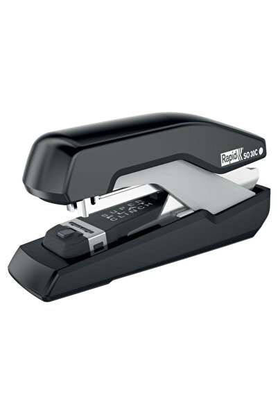 Rapid Capsator de hârtie, 30 de coli, capse negre din plastic, 6 mm, Supreme ...