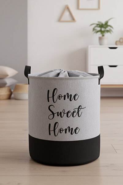 PH Prendi Home Γκρι διχτυωτό πτυσσόμενο βρώμικο καλάθι ρούχων και παιχνιδιών ...