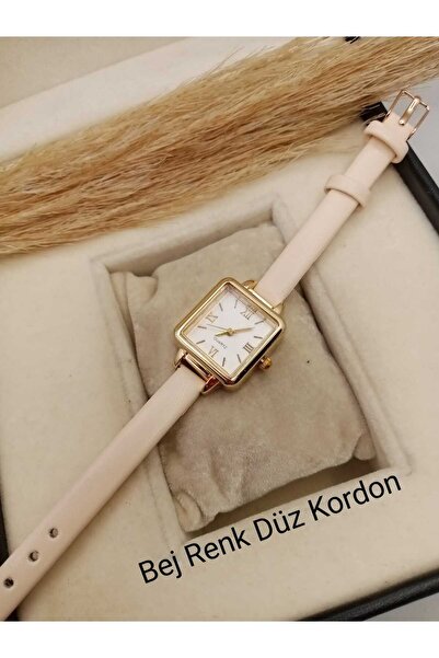 QUARTZ حافظة ذهبية من الفولاذ بتصميم كلاسيكي، حافظة ذهبية مربعة الشكل بلون بي...