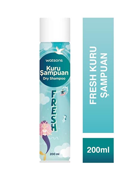 Watsons Fresh Kuru Şampuan 200 Ml 3 Adet