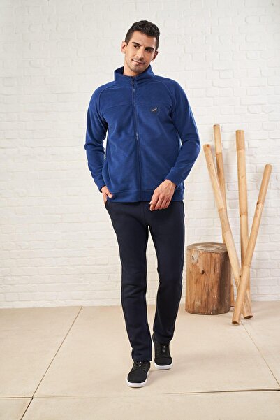 Pjs Pijama Pjs 22626 Erkek Kışlık Üstü Polar Pijama Takımı