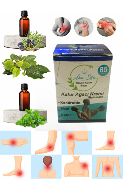 ABU ŞİFA BİTKİSEL & KOZMETİK ÜRÜNLER Kafur Ağacı Kremi Glukozaminli B5 Vitami...
