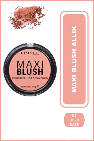 Rimmel Maxı Blush Allık Thırd Base No:01