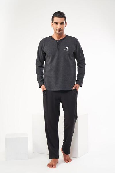 Pjs Pijama Pjs 22609 Чоловічий піжамний комплект з довгими рукавами