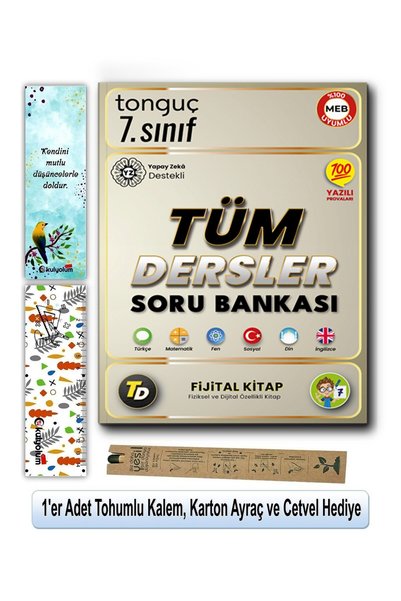 Tonguç Yayınları 7. Sınıf Tüm Dersler Soru Bankası ( Hediyeli )