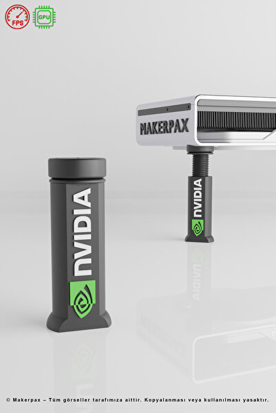 Makerpax Ekran Kartı Destek Aparatı, Ekran Kartı Tutucu, NVİDİA Siyah Gpu Sup...