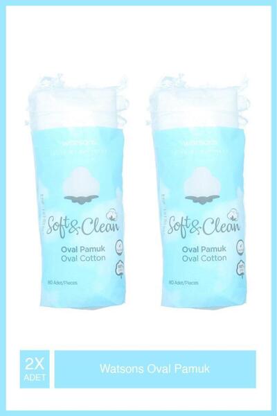 Watsons Oval Pamuk 80 Adet X2 Adet