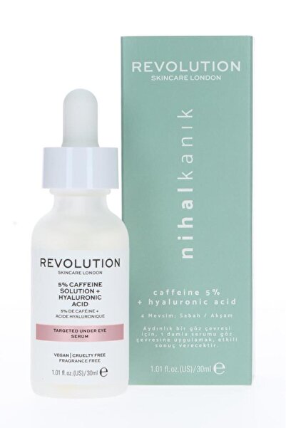 REVOLUTİON SKİNCARE X Nihal Kanık %5 Kafein Ve Hyalüronik Asit Göz Serumu 30 Ml