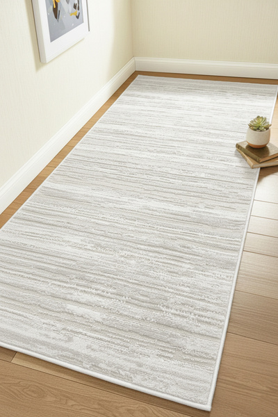 MELARİS HALI Lines Modern Yolluk Dokuma Halı Salon Oturma Odası Mutfak Halısı Koridor Antre