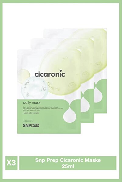 SNP Prep Cicaronic Günlük Maske 25 Ml 3'Lü Set