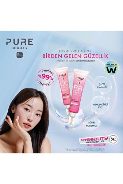 PURE BEAUTY BB Krem Spf50 Pa+++ Natural 30 ml