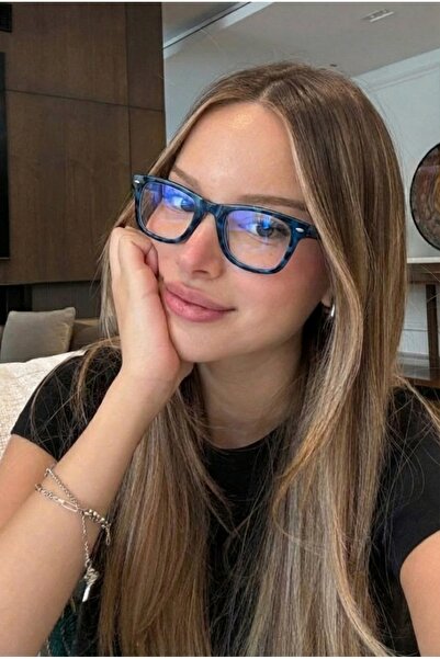 GlimmerGroove نظارات ويفيرر بتصميم خاص مع حماية من الضوء الأزرق، نمط الفهد الأزرق، شعبية للجنسين