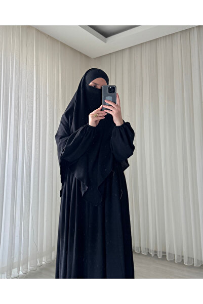 Atelier Cheval Ayrobin Sufle Elbise Takımı, Kadın Ferace Takım, Tesettür Elbise Takım, Aerobin Elbise Sufle Takım