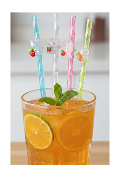 Fark Teknoloji FİGÜRLÜ MİKA YIKANABİLİR PARTİ PİPET 4 LÜ