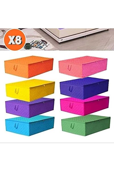 AYHOME Karışık Renk Yorgan Hurç Ev Mobilya Organizer Kutu Düzenleyici Oyuncak...