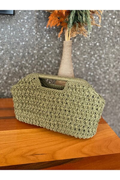 Handmade Mango Model Clucth Çanta