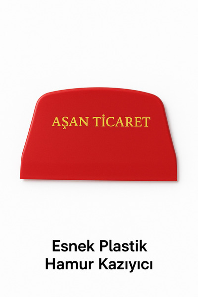 Nazilli Aşan Tarım Plastic Dough Scraper – Flexible Dough Scraper Spatula – Kitchen Dough Cutting Tool