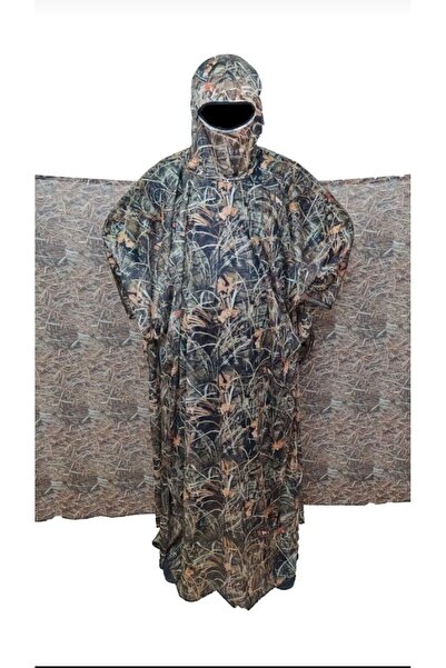 Genel Markalar Panço Gizlenme Filesi Koyu Saz Desen Kamuflaj Gizlenme Ağı