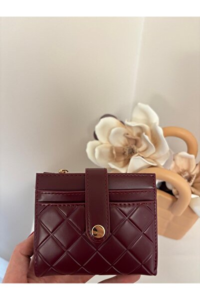 Laletto Kadın Kapitone Detaylı Suni Deri Cüzdan