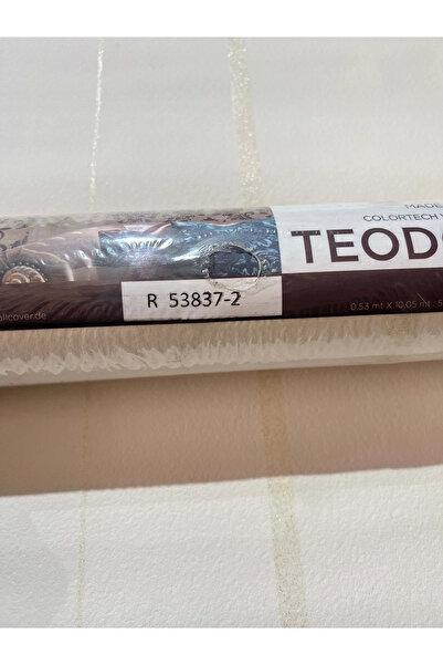 Genel Markalar Krem Gold Simli Ucuz Duvar Kağıdı 538372