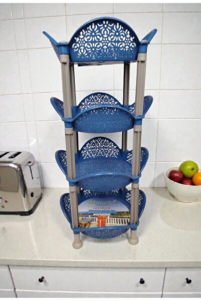 Storeway سلة بلاستيكية لتخزين الخضروات مكونة من 4 طبقات