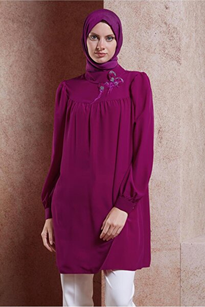 Alvina TUNICĂ DETALIATĂ CU PIATRĂ 42902