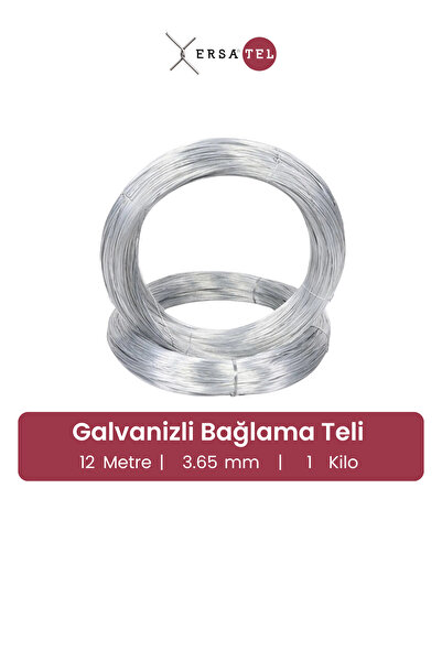 ERSA DEMİR ÇELİK Galvanizli Bağlama Teli Sera Bağlama Teli Paslanmaz 3.60 Mm ...