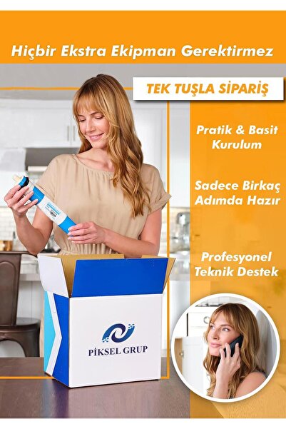 Piksel Aqua Hypnos 5 Aşamalı EVA Membranlı Su Arıtma Cihazı Filtre Seti