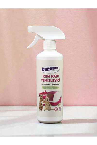 Purrion Natura Kedi ve Köpek Kum Kabı Temizleyici Çamaşır Suyu İçermeyen Form...