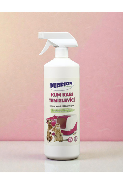 Purrion Natura Kedi ve Köpek Kum Kabı Temizleyici Çamaşır Suyu İçermeyen Form...