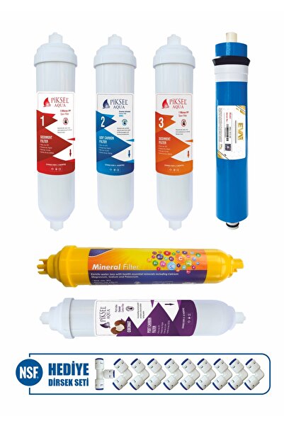 Piksel Aqua 14 Aşamalı Eva Membranlı Su Arıtma Cihazı Filtresi