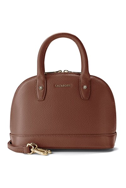 Lazarotti Boloňská kožená kabelka Leder 24 cm